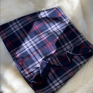 JCrew plaid mini skirt